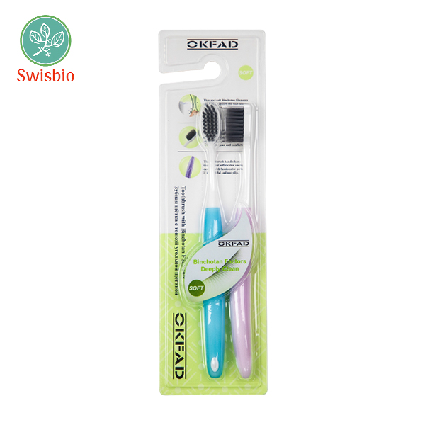 OKFAD TOOTHBRUSH WITH BINCHOTAN FILAMENTS